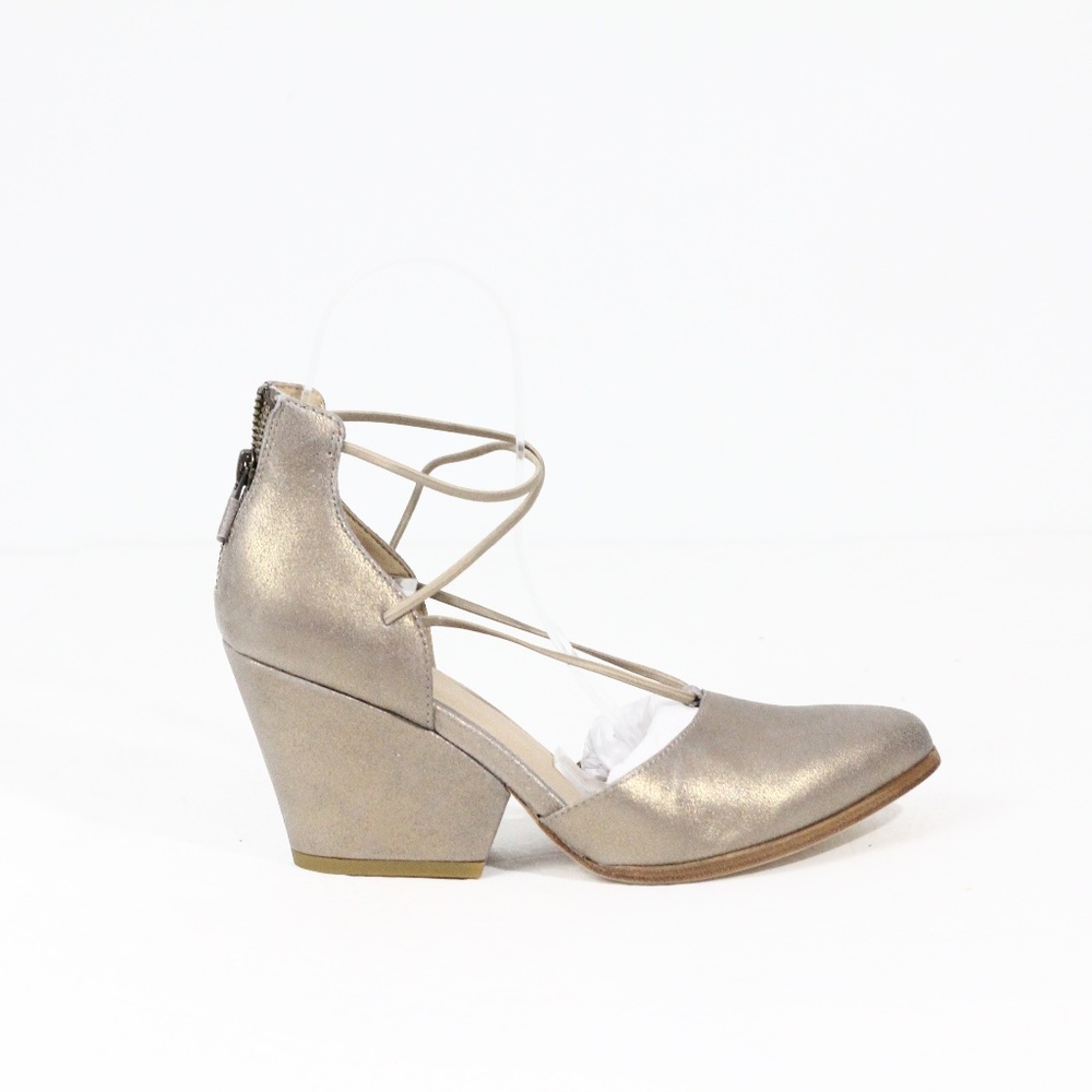 Eileen Fisher Shoes sz 8 NEW Women D'orsay Heels Leather Ghillie